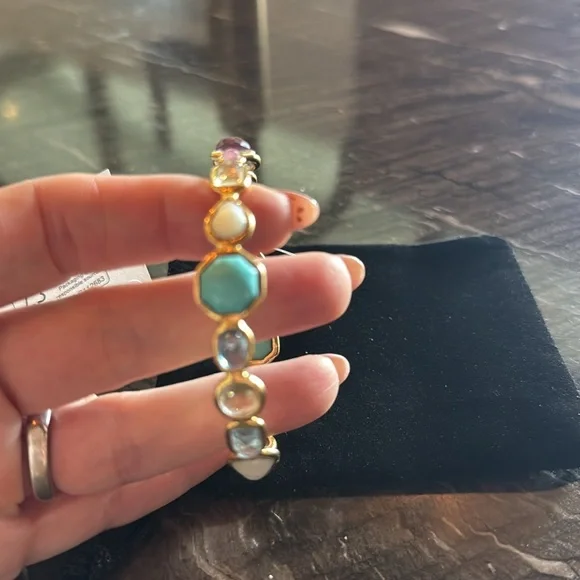 Ippolita Gold Rock Candy Gelato Bangle Multi size 1 - Picture 3 of 5